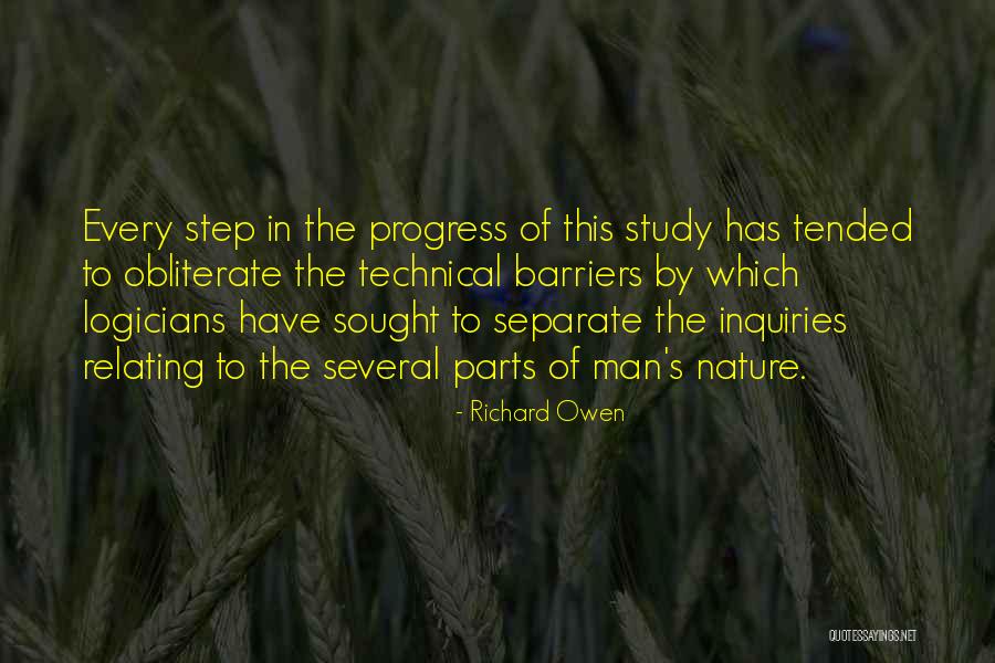 Relating Quotes By Richard Owen