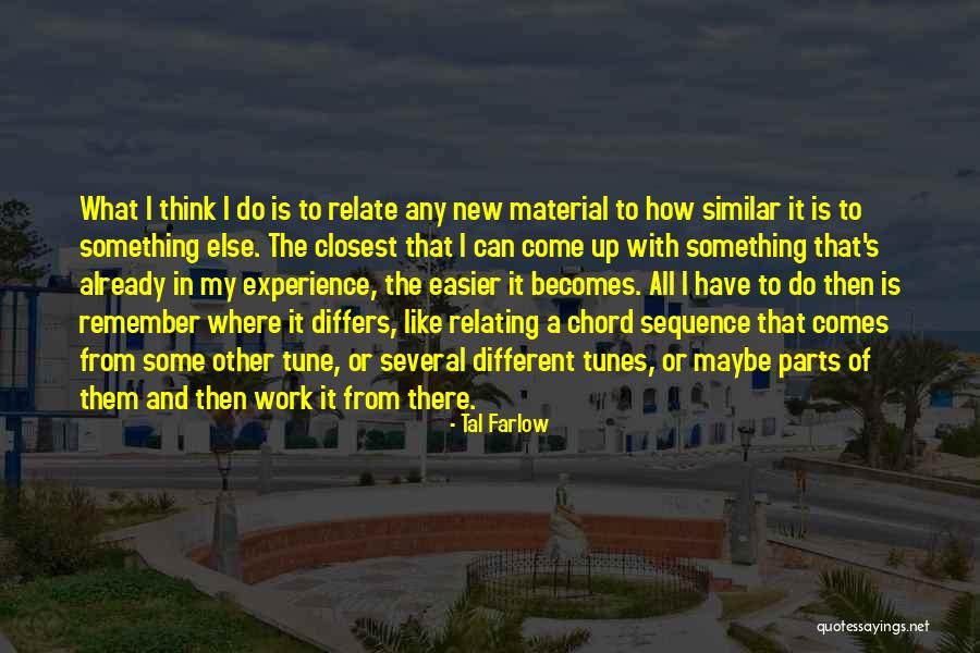 Relating Quotes By Tal Farlow Relating Quotes By Tal Farlow