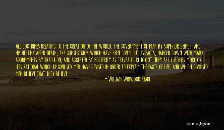Relating Quotes By William Winwood Reade Relating Quotes By William Winwood Reade