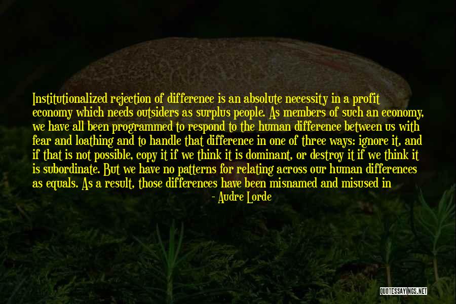 Relating To People Quotes By Audre Lorde Relating To People Quotes By Audre Lorde