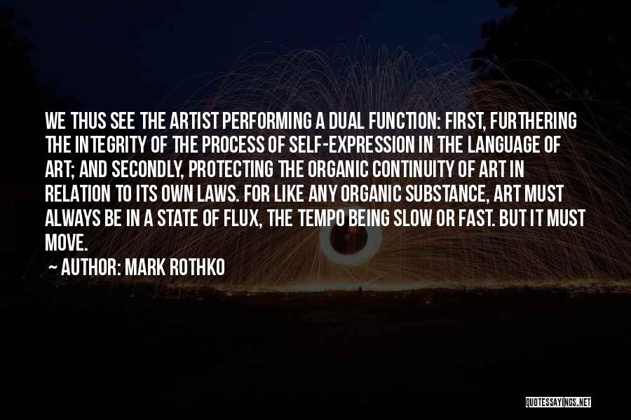 Relation And Function Quotes By Mark Rothko