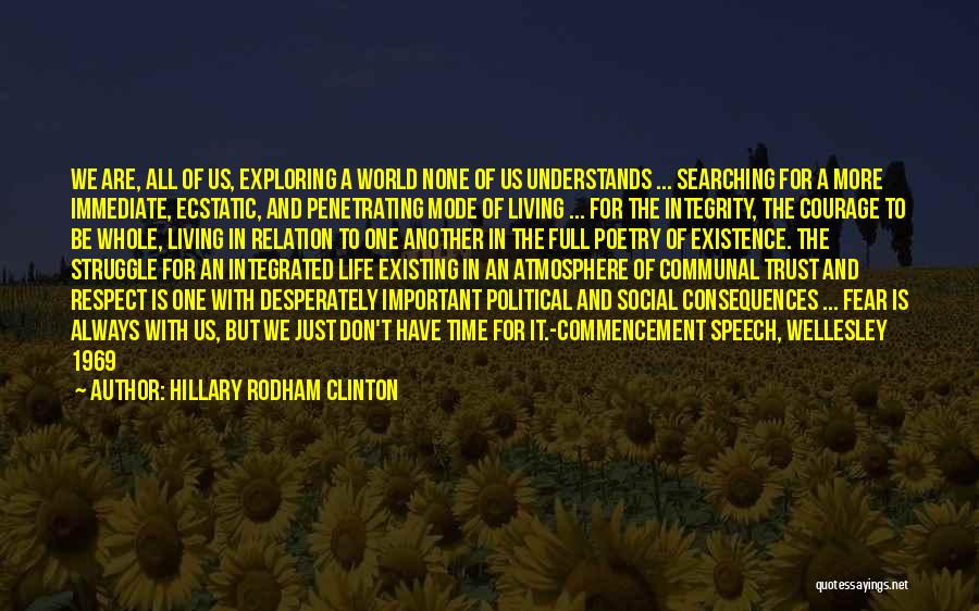 Relation And Time Quotes By Hillary Rodham Clinton