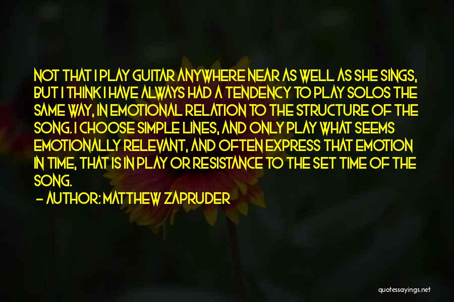 Relation And Time Quotes By Matthew Zapruder
