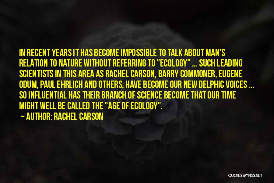 Relation And Time Quotes By Rachel Carson
