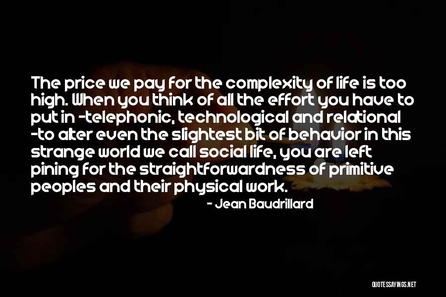 Relational Quotes By Jean Baudrillard Relational Quotes By Jean Baudrillard