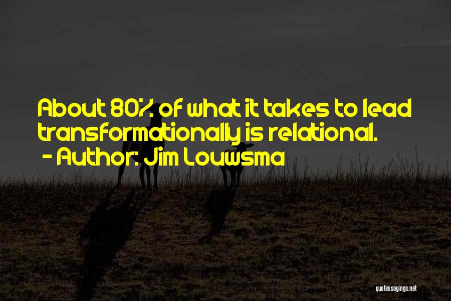 Relational Quotes By Jim Louwsma