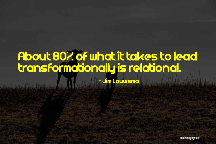 Relational Quotes By Jim Louwsma