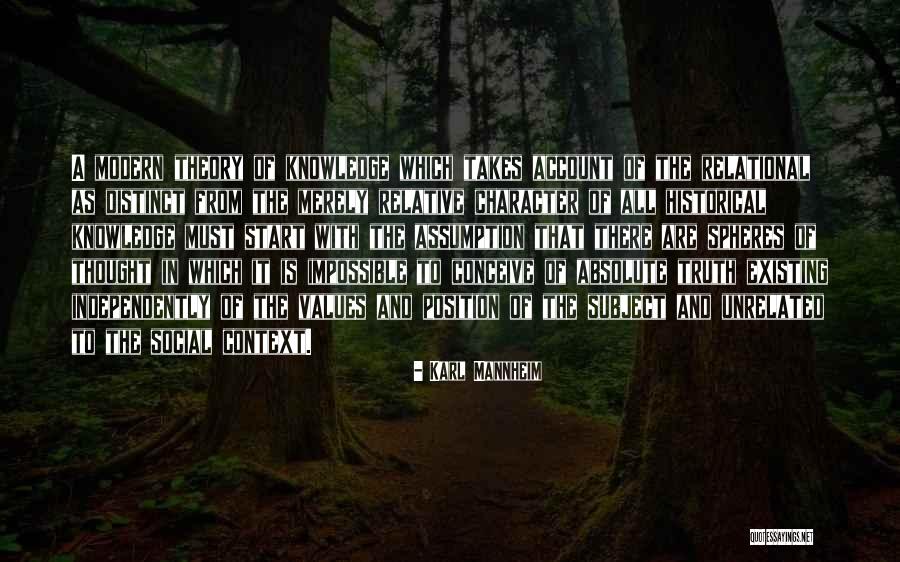 Relational Quotes By Karl Mannheim Relational Quotes By Karl Mannheim