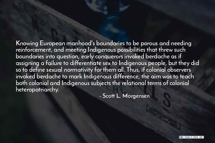 Relational Quotes By Scott L. Morgensen Relational Quotes By Scott L. Morgensen