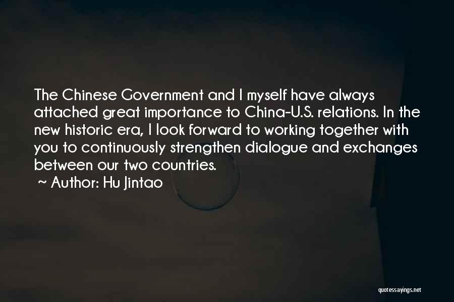 Relations And Quotes By Hu Jintao