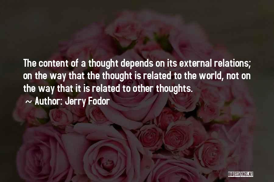 Relations Quotes By Jerry Fodor