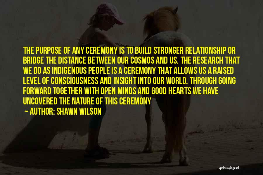 Relationship And Distance Quotes By Shawn Wilson