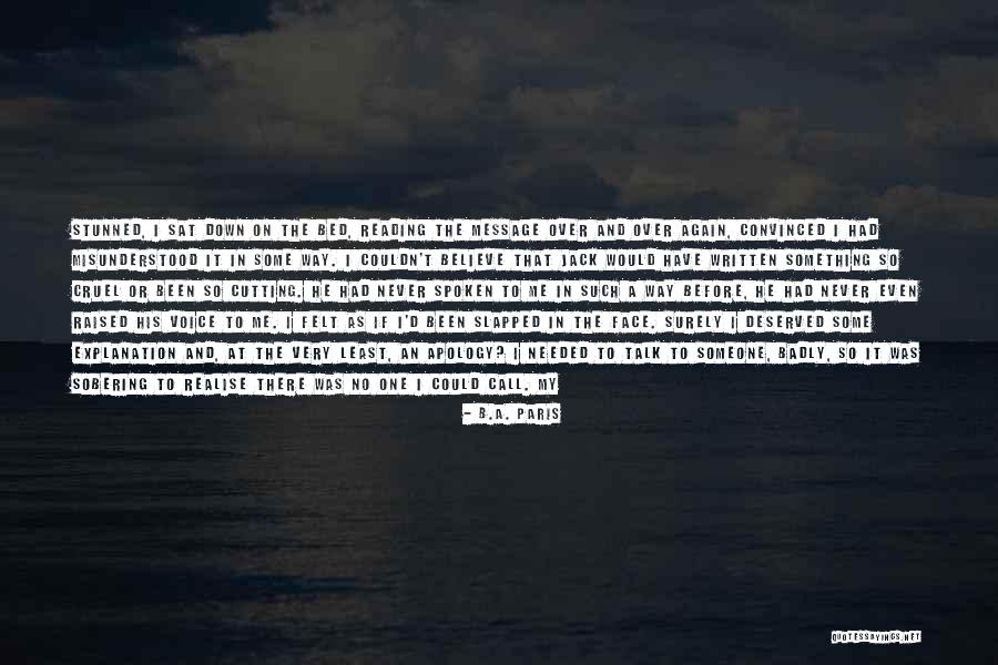 Relationship And Friends Quotes By B.A. Paris