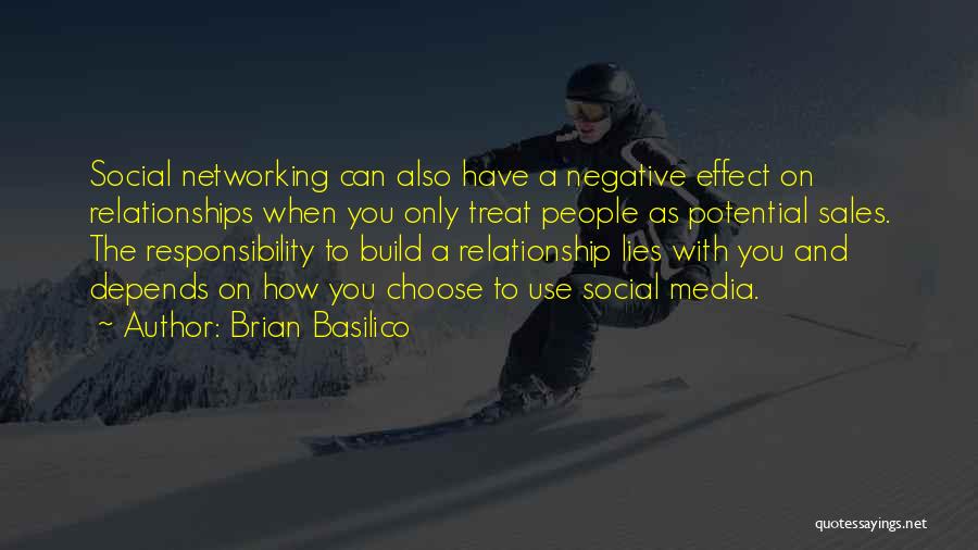 Relationship And Lies Quotes By Brian Basilico