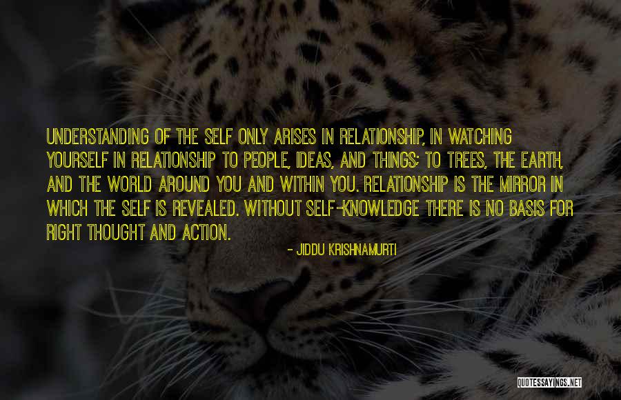 Relationship And Understanding Quotes By Jiddu Krishnamurti