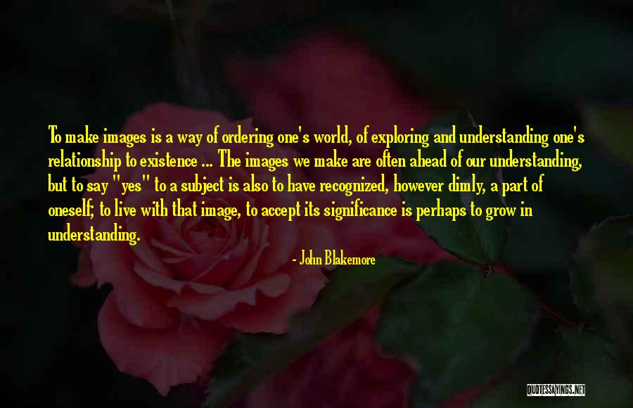 Relationship And Understanding Quotes By John Blakemore