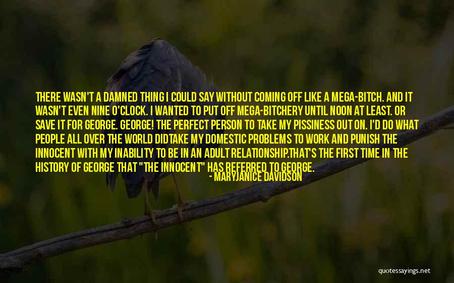 Relationship At Work Quotes By MaryJanice Davidson Relationship At Work Quotes By MaryJanice Davidson