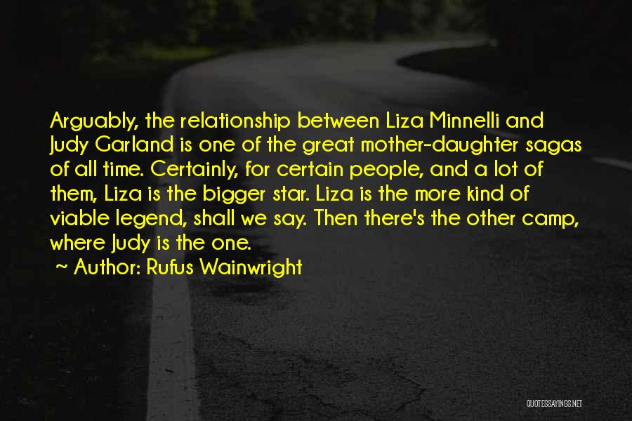 Relationship Between Mother And Daughter Quotes By Rufus Wainwright