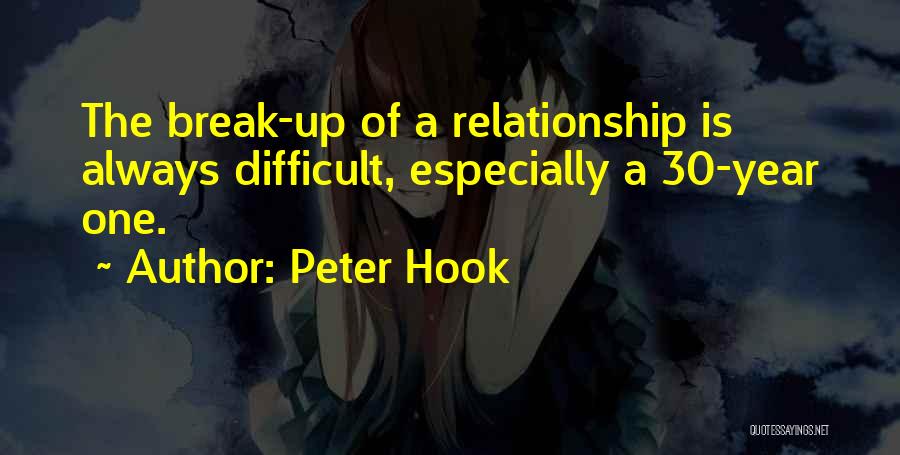 Relationship Break Quotes By Peter Hook