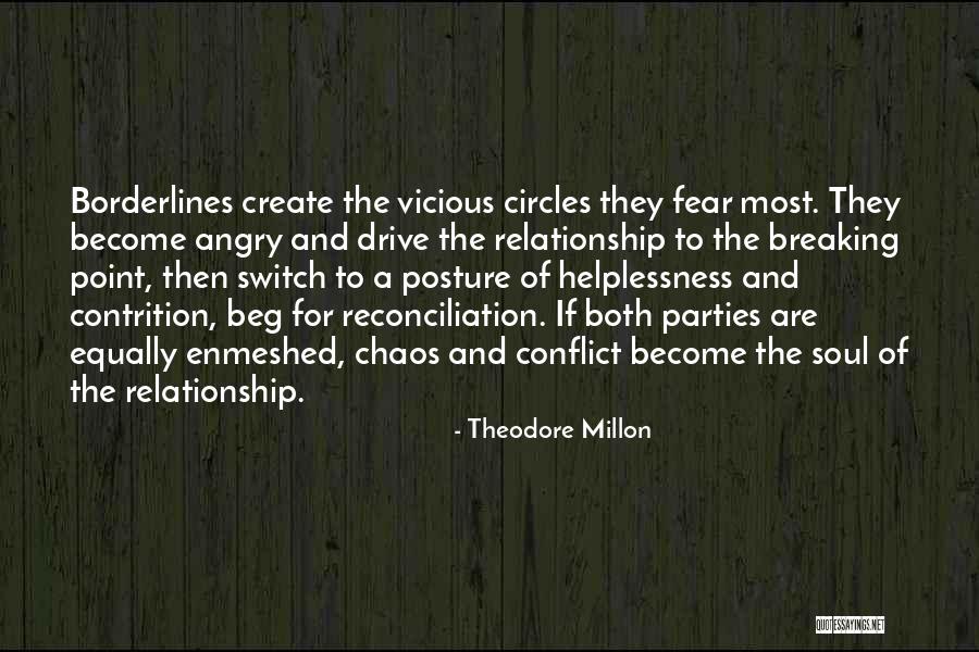 Relationship Breaking Point Quotes By Theodore Millon