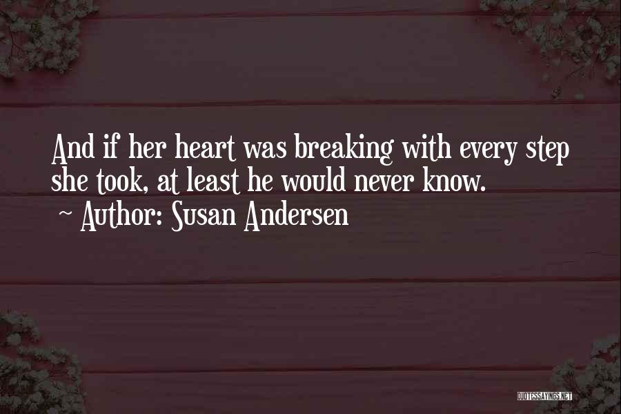 Relationship Breaking Quotes By Susan Andersen