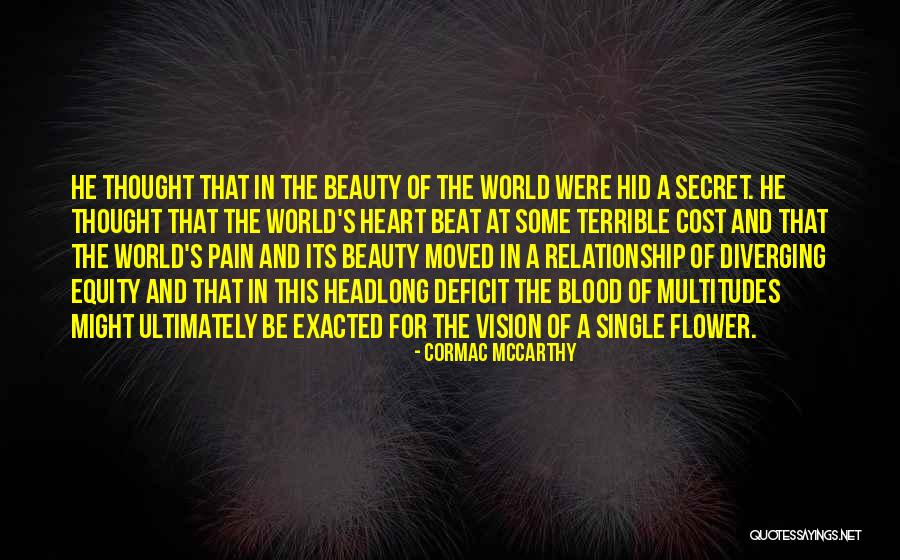 Relationship By Blood Quotes By Cormac McCarthy Relationship By Blood Quotes By Cormac McCarthy