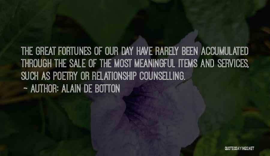 Relationship Counselling Quotes By Alain De Botton