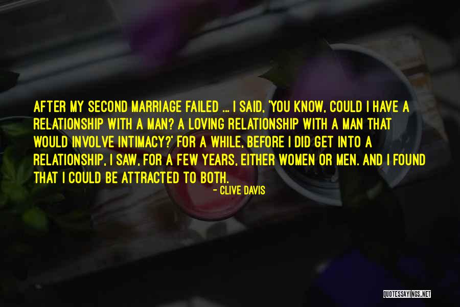 Relationship Failed Quotes By Clive Davis