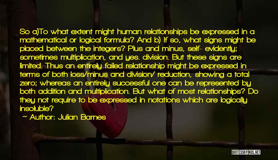 Relationship Failed Quotes By Julian Barnes