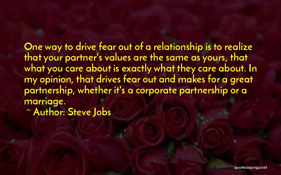 Relationship Fear Quotes By Steve Jobs