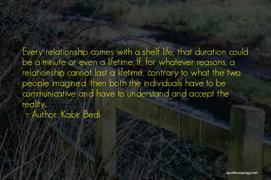 Relationship For Two Quotes By Kabir Bedi