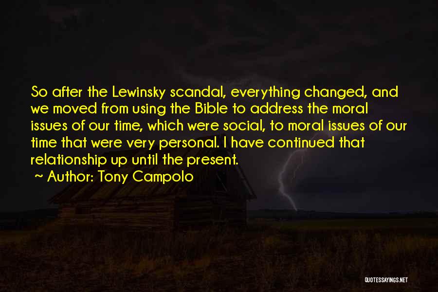 Relationship From The Bible Quotes By Tony Campolo