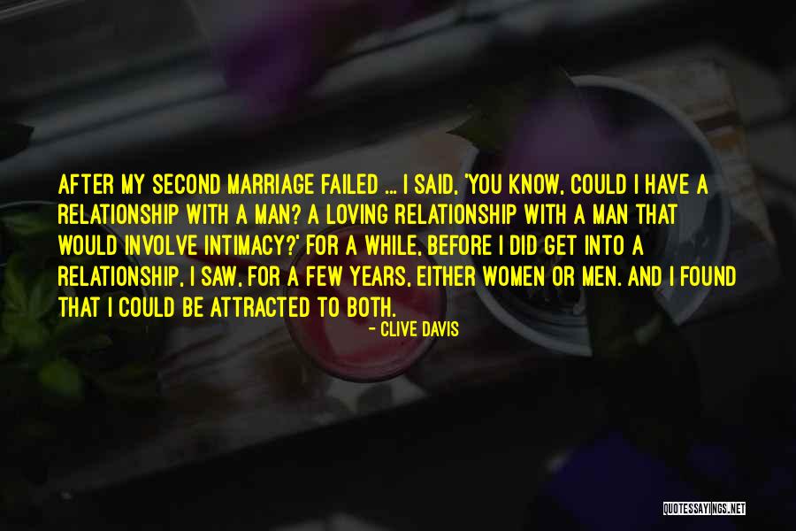 Relationship Intimacy Quotes By Clive Davis