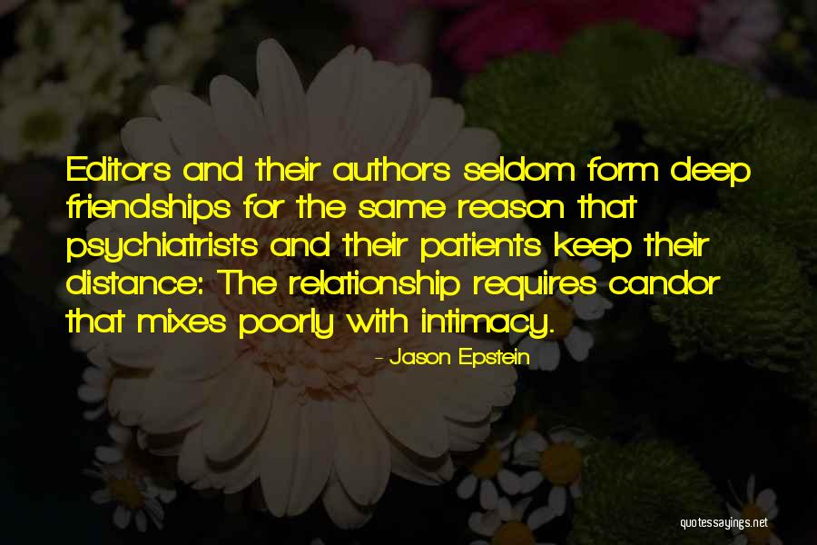 Relationship Intimacy Quotes By Jason Epstein