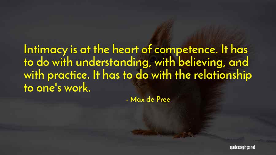 Relationship Intimacy Quotes By Max De Pree