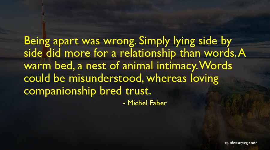Relationship Intimacy Quotes By Michel Faber