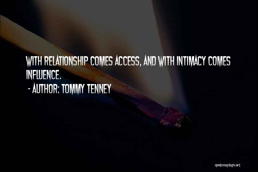 Relationship Intimacy Quotes By Tommy Tenney