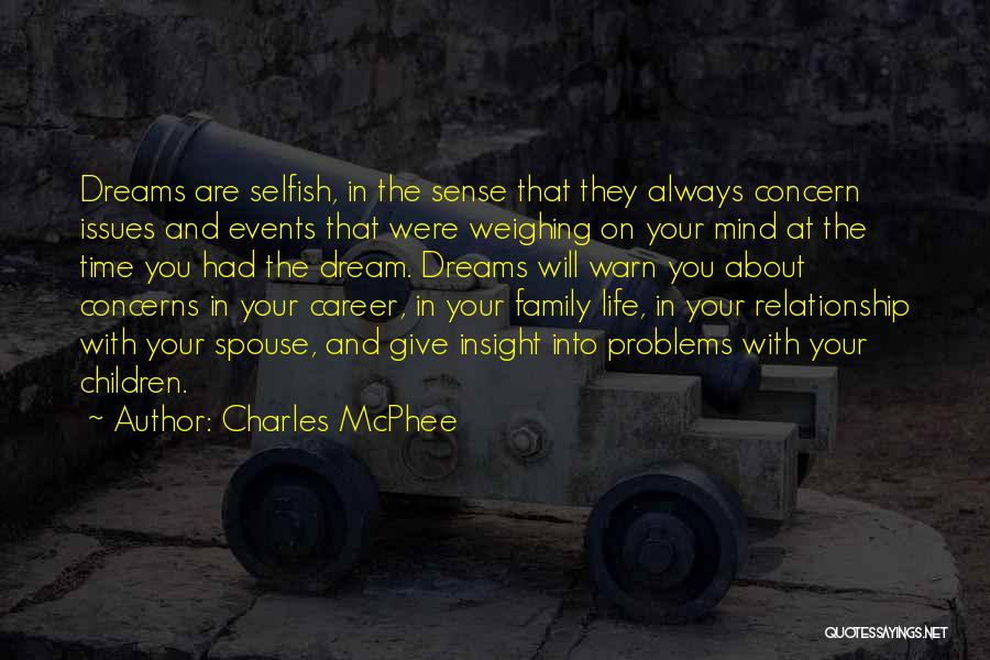 Relationship Issues Quotes By Charles McPhee