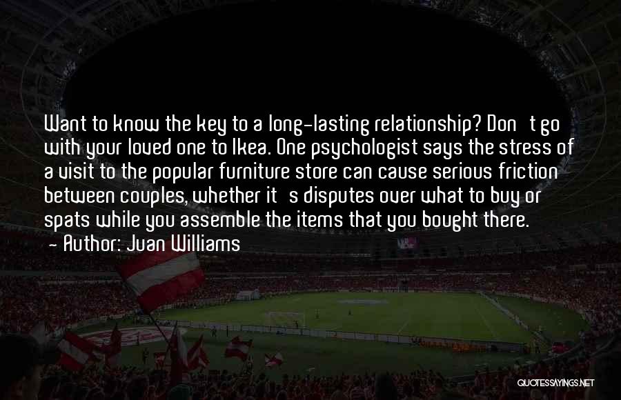 Relationship Lasting Quotes By Juan Williams