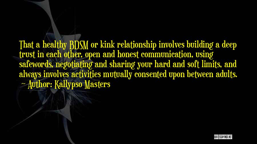 Relationship Limits Quotes By Kallypso Masters