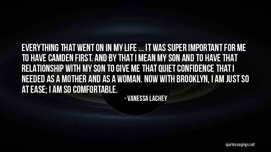 Relationship Mother Son Quotes By Vanessa Lachey