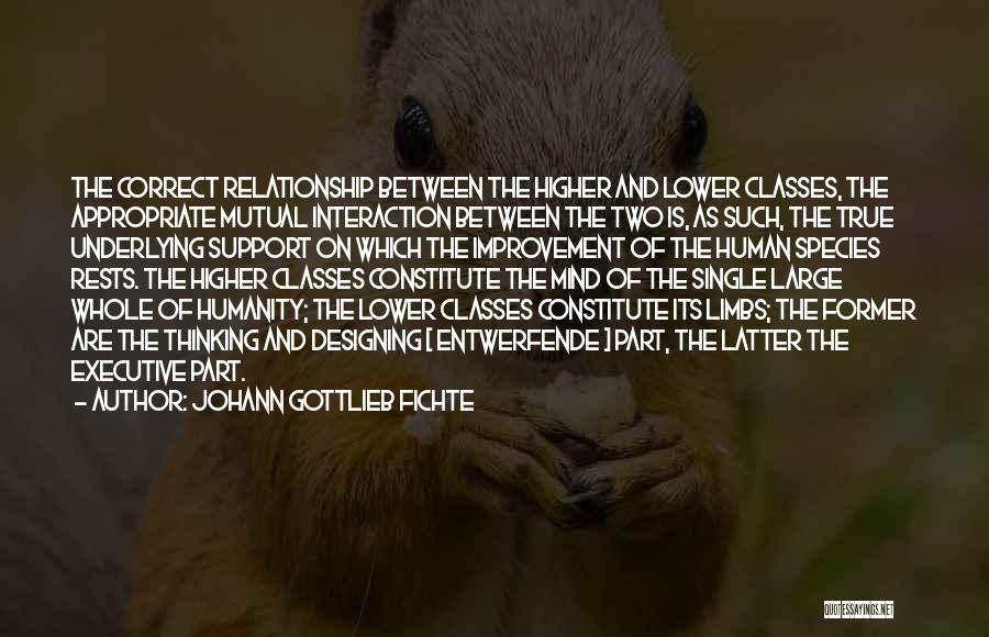 Relationship Mutual Quotes By Johann Gottlieb Fichte