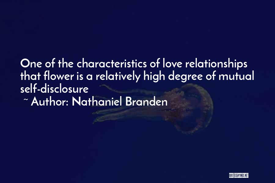 Relationship Mutual Quotes By Nathaniel Branden