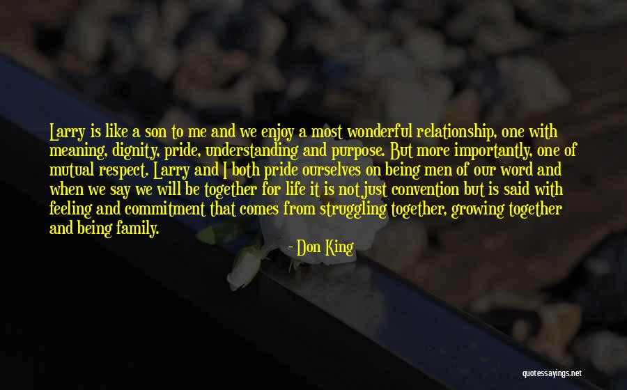 Relationship No Commitment Quotes By Don King Relationship No Commitment Quotes By Don King