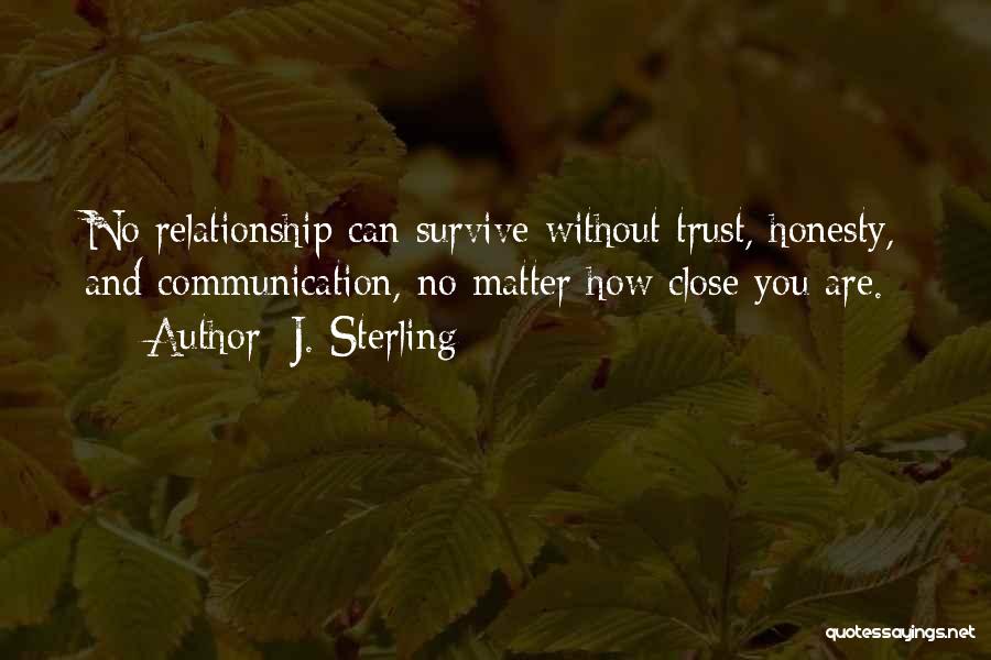 Relationship No Communication Quotes By J. Sterling