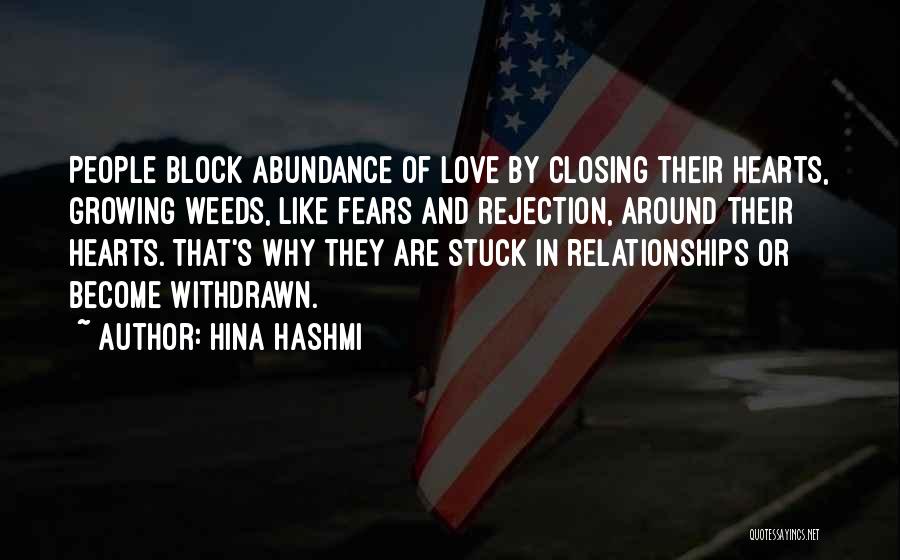 Relationship Of Love Quotes By Hina Hashmi