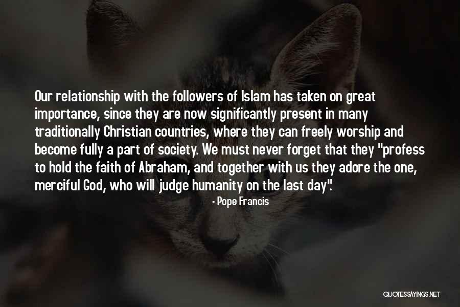 Relationship On Hold Quotes By Pope Francis Relationship On Hold Quotes By Pope Francis