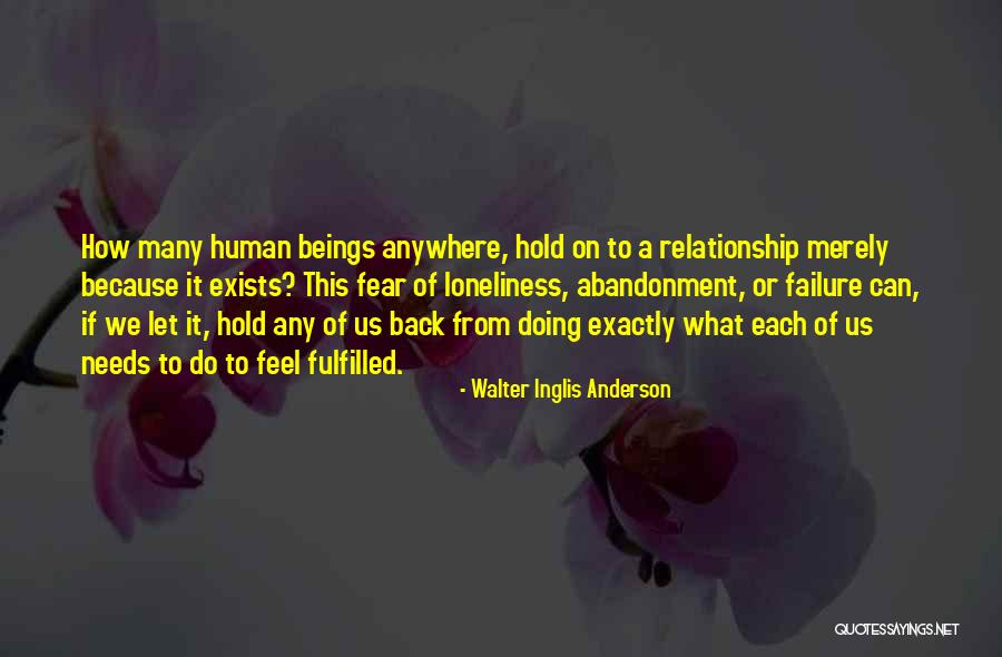 Relationship On Hold Quotes By Walter Inglis Anderson