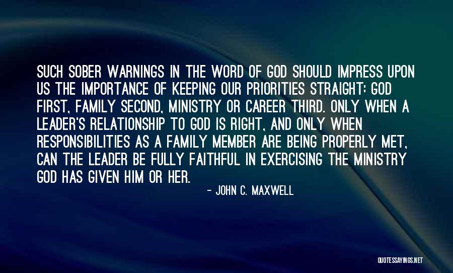 Relationship Responsibilities Quotes By John C. Maxwell Relationship Responsibilities Quotes By John C. Maxwell