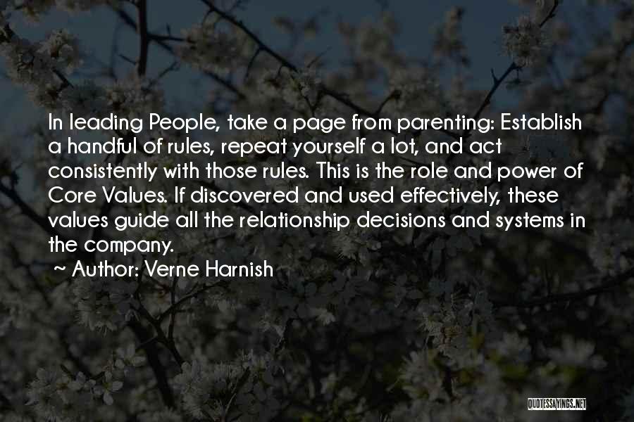 Relationship Rules Quotes By Verne Harnish
